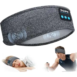 Enjoying Sleep Headphones, Wireless Sleep Earbuds, Headphone for Sleeping Bluetooth Headband Headphones Headsets with Thin Speakers, Sleeping Headphones for Workout, Yoga, Travel, Gift for Women Men