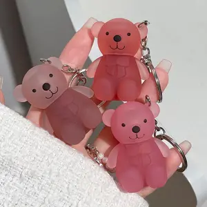 Cute Bear Design Matte Lipstick Set, 3 Counts/set Easy Coloring Lip Glaze Stick, Moisturizing Lip Gloss, Lip Makeup Accessories, Daily Makeup, Makeup Products, Lip Tint