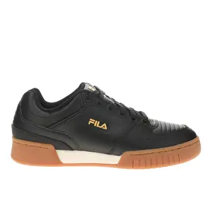 Fila Mens Targa Nt Perforated Lace Up Sneakers Shoes Casual - Black