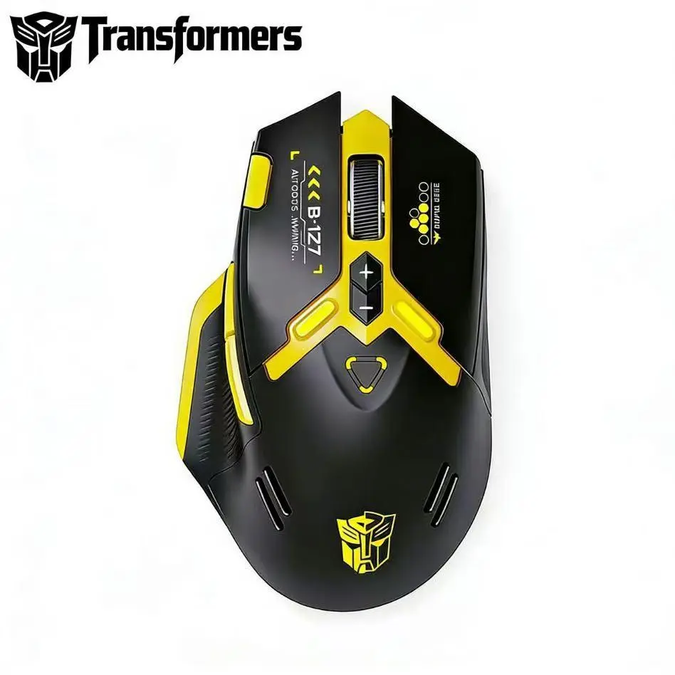 Transformers TF-GM01 Esports Wireless Gaming Mouse,PAW3311 Sensor, 1000Hz Polling Rate, Tri-Mode 2.4G Bluetooth Wired, RGB Backlit, Programmable Macro, Fire & Snipe Buttons, Ergonomic for PC Laptop Gamers,3-in-1 Wireless Mouse