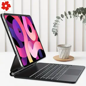 New Magic style Magnetic Keyboard Case Ipad Pro 7 Color Backlit Keyboard & Mouse