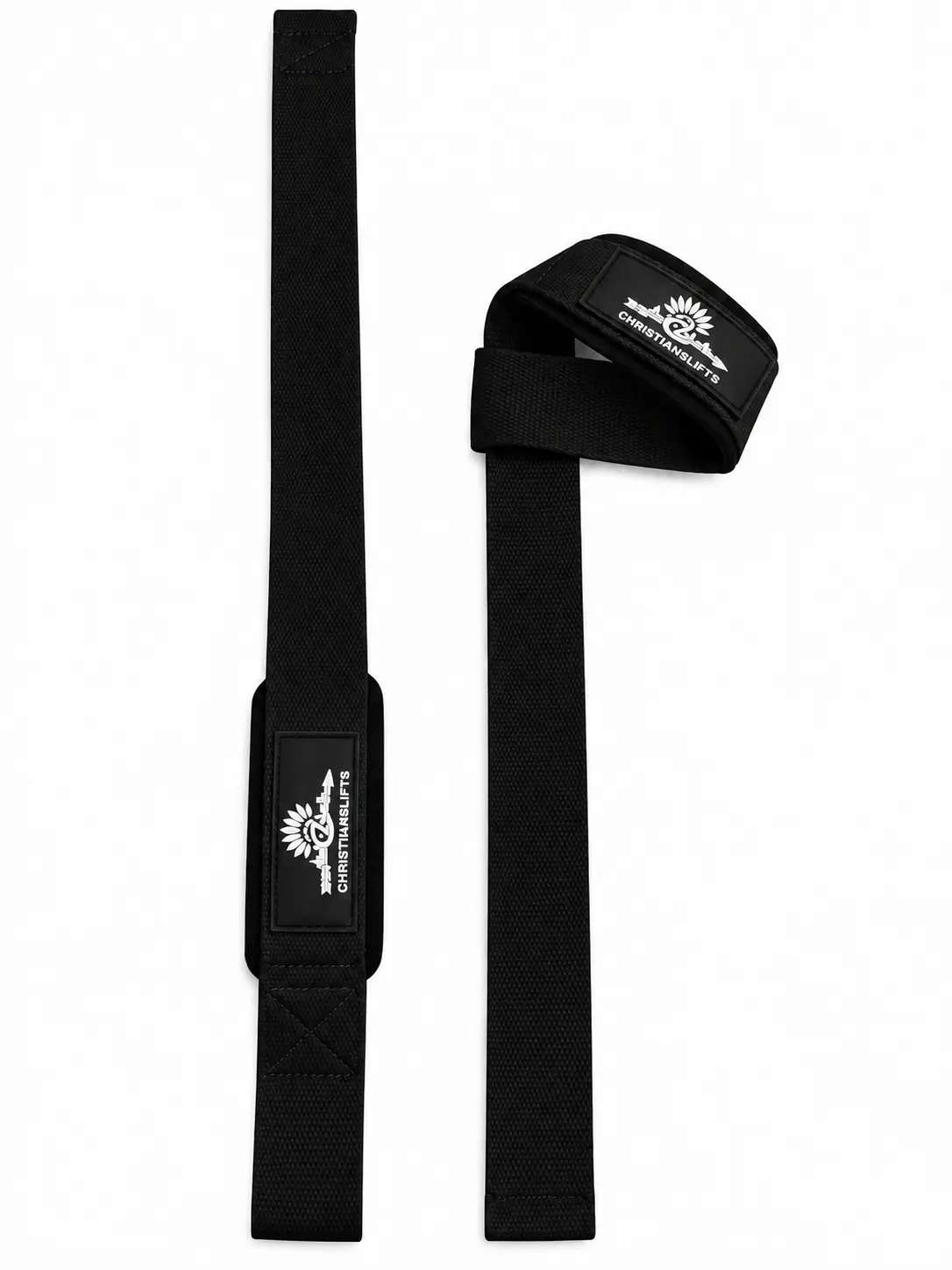 CHRISTIANSLIFTS classic weightlifting straps - Heavy duty cotton wrist straps for weight training & gym