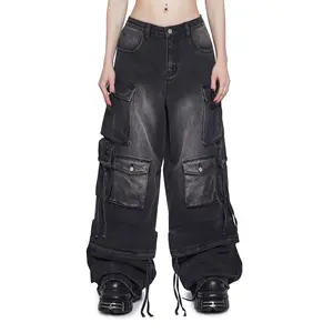 Wicked Persuasion Cargo Jeans - Black