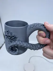 Octopus Can Cooler Holder, 3D Printed Tentacle Coozie, Ocean Gothic Drink Sleeve, Nautical Beer Can Holder, Unique Gift