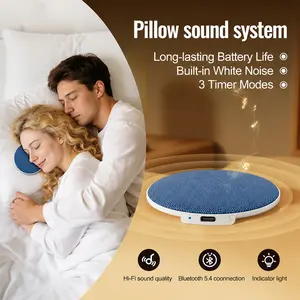 OObang Ultra-Thin Pillow Speaker，Compatible withMobile Phones, Tablets, Android&iOS, USB Connection tBluetooth Device Electronic Timer Transparent Smartphoneblues morning Android Device Electronic Timer Transparent Smartphone Audio