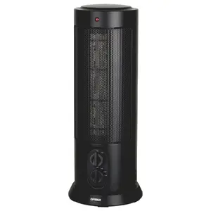 212 MAIN 18 in. Compact Corded Oscillating Ceramic Tower Heater - Automatic, Multifunction, Adjustable Heating, Thermostatic Built-in Thermostat