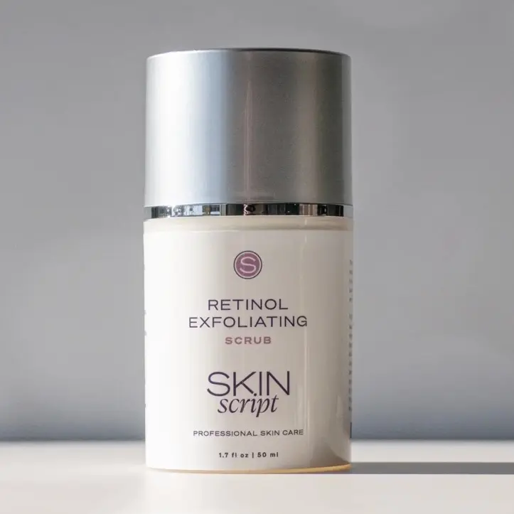 Skin Script Retinol Exfoliating Scrub - Professional Skin Care 1.7 fl oz | 50 ml