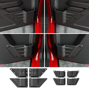 [Fits 21-26 Bronco 4 Door] Side Door Storage Pocket Compatible with 2021-2026 Ford Bronco 4-Door Side Door Organizer Box Replacement for 2021-2026 Ford Bronco Accessories(4Pcs)
