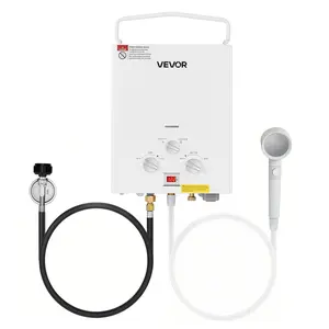VEVOR Portable Propane Water Heater 6L Tankless with Accessory Regulator for RV