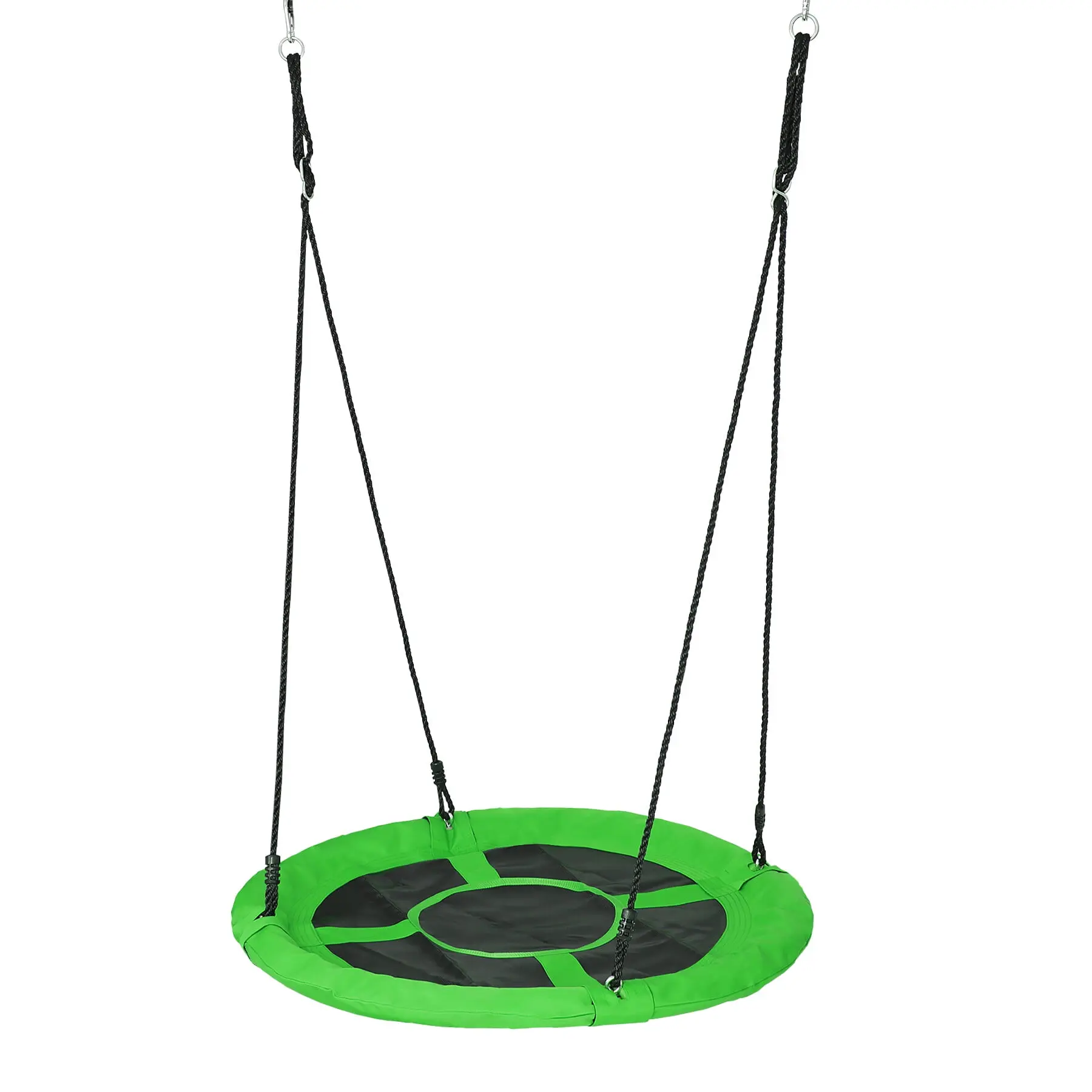 Segawe 40-inch Kids Spider Saucer Tree Swing - Length-Adjustable, Waterproof, Durable Outdoor Kids Equipment for Playground Set, Indoor Set & Outdoor Stuff (Green), Kids Outdoor Play,summerwins