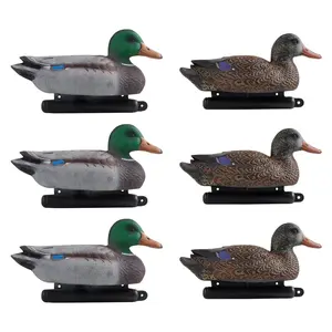 VEVOR Duck Decoys,  Realistic Floating Duck Decoys, Weight Forward Swim, Plastic Duck Hunting Decoy Outdoor for Hunting, for Pool, Pond, and Lake, Garden Yard Decoration, Easy to Carry and Use, 6-Pack