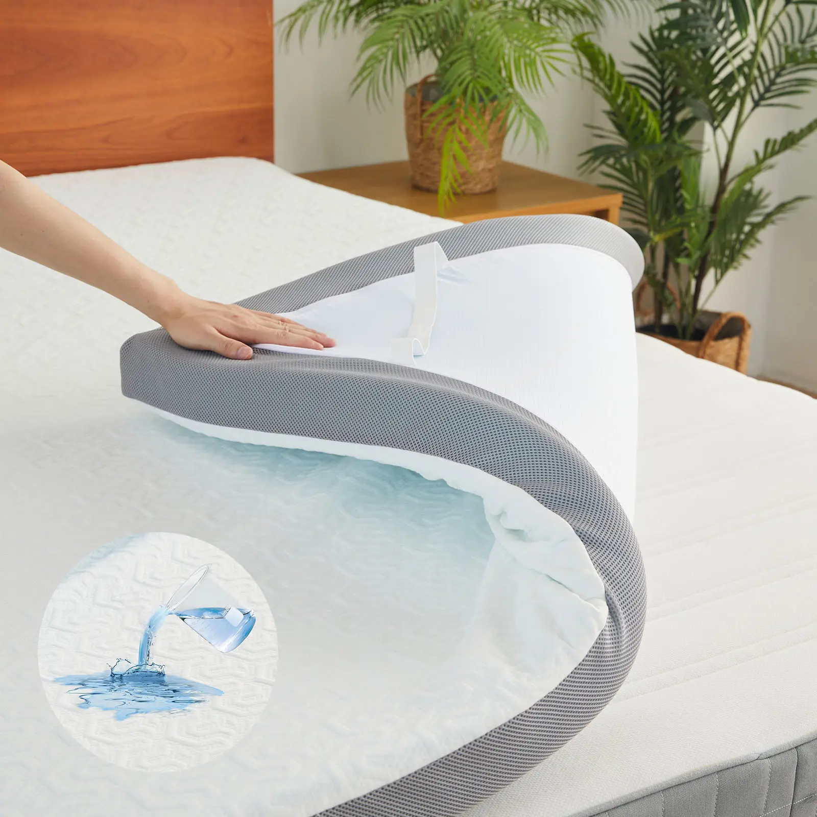 Twin Size 3 in Soft Gel Infused Memory Foam Mattress Topper - Breathable, Cooling, Foam Support - Plush, Pressure Relieving - CertiPUR Certified Mattress Pads, Toppers & Protectors, Breathable Mattress Pad, Soft Memory Foam[tiktokshopbacktoschool]