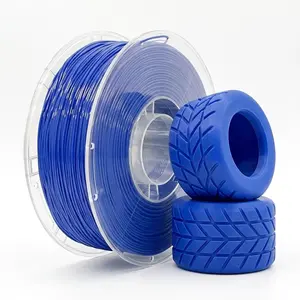 Flexible Tpu 3D Printing Filament 95a Hardness 1.75mm, Low Shrinkage, Suitable for Shoe Insoles, Home 3D Printers, 250g/1kg