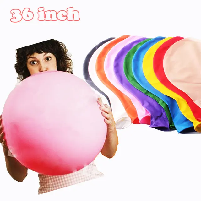 3x Big 36 inch Balloons Assorted Giant Latex Balloon Extra Large Balloons for Birthday Wedding Party Festival Event Carnival Decorations birthday balloon bulk helium jumbo