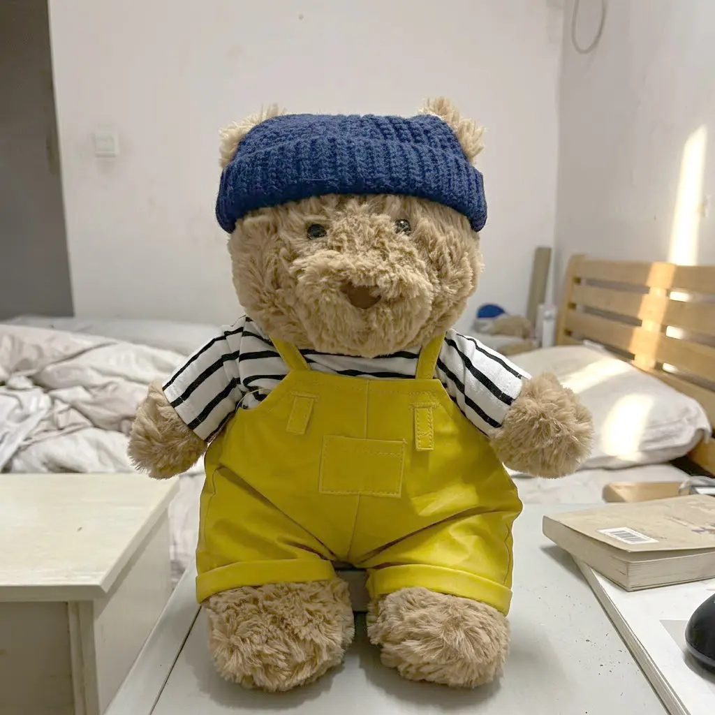 JELLYCAT Bartholomew Bear Seafarer Stuffed Animal - Soft Nautical Teddy Bear Plush, Collectible Toy with Removable Clothes