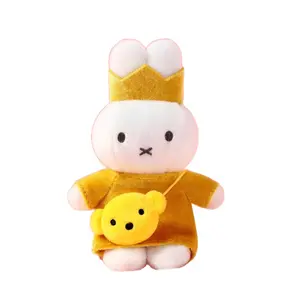 New Miffy Travel Series Crossbody Bag Charms Blind Box Trendy Toy Accessories Plush Pendants Gifts