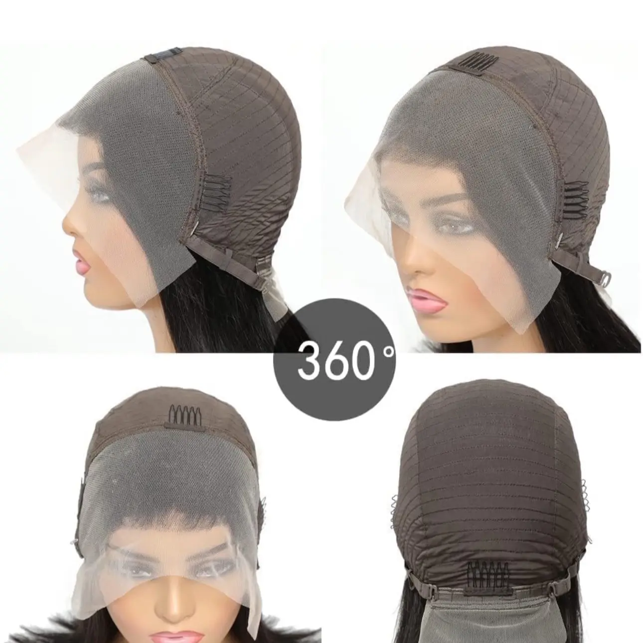 Custom human hair wig -pre plucked , bleached and customized