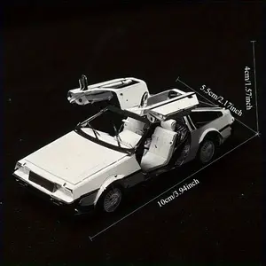 DIY Metal Puzzle Model Classic Batmobile 3D Retro-Futuristic Car Stress-Relieving Handmade Puzzle No Glue Required Ideal Birthday Gift