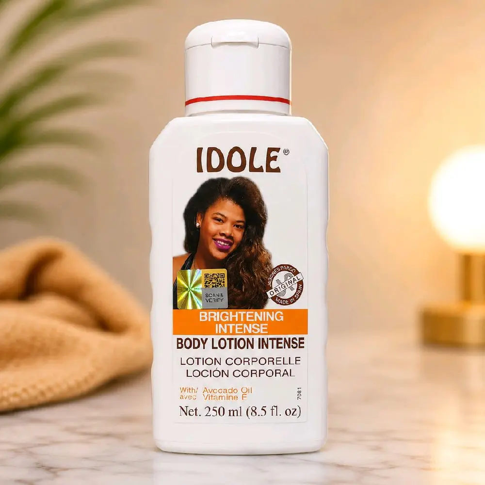 IDOLE Brightening Intense Body Lotion with Avocado Oil, Vitamin E - 250ml (8.5 fl oz)