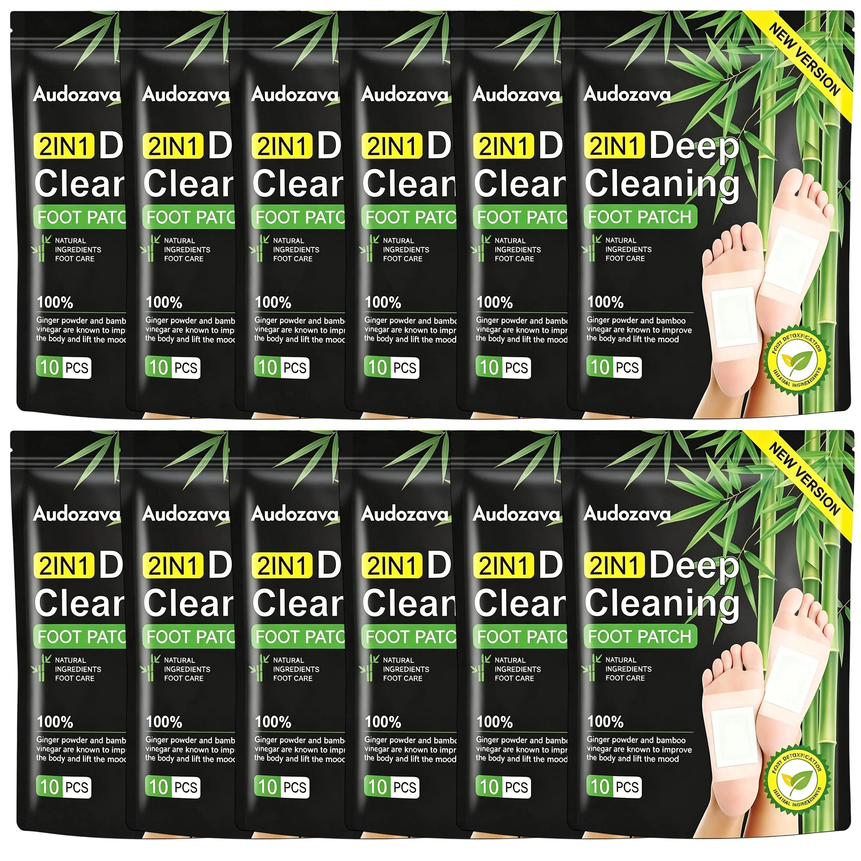 Foot Detox Patches Pads, 40 Pcs NaturalDeep Cleansing Detox Foot Feet Patches for, Remove Toxins, lmprove Sleep Quality foot Exfoliating Mask natural ginger powder tik tok shop