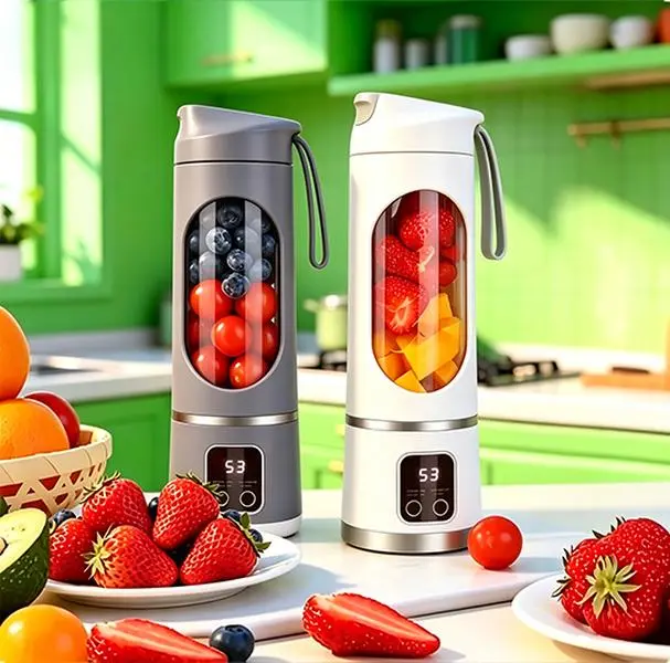 Ultimate Pocket-Sized Portable Blender! USB Rechargeable Compact Mini Juicer Cup for Fresh On-The-Go Smoothies – Ideal for Gym, Travel & Upcoming Back To School! Leakproof Cup Design, Blends Shakes, Baby Food & Fresh Veggies In Seconds | Father’s Day Gift