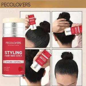 [Powerful Hair Wax] 1pc Strawberry-Flavored Hair Wax Stick, Easily Apply Can Achieve a Natural Hairstyle, Stays Firm All Day, Portable & Non-Greasy For All Hair Types, Daily Use, Busy Professionals, Beginner-Friendly