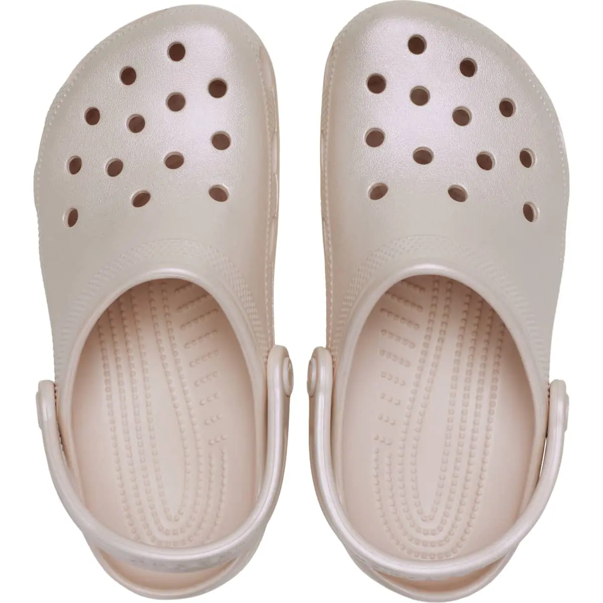Crocs Classic Clogs with Shimmery Pearl Shine Finish Crocs Classic Clogs with Shimmery Pearl Shine Finish