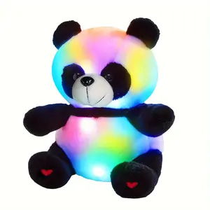Glow-In-The-Dark Luminous Panda Plush Toy, Soft Stuffed Animal, Huggable Stuffed Animal, Perfect Birthday Gift & Room Decor for Kids, Ideal for Halloween & Christmas