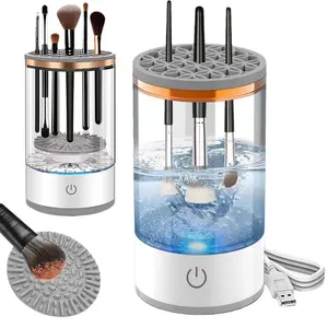 Makeup Brush Cleaner,Automatic Makeup Brush Cleaner machine,Automatic Cosmetic Brush Cleaner for All Brush Sizes