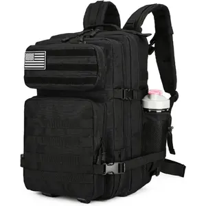 25L Military tactical backpack, backpack for men black small tactical assault bag