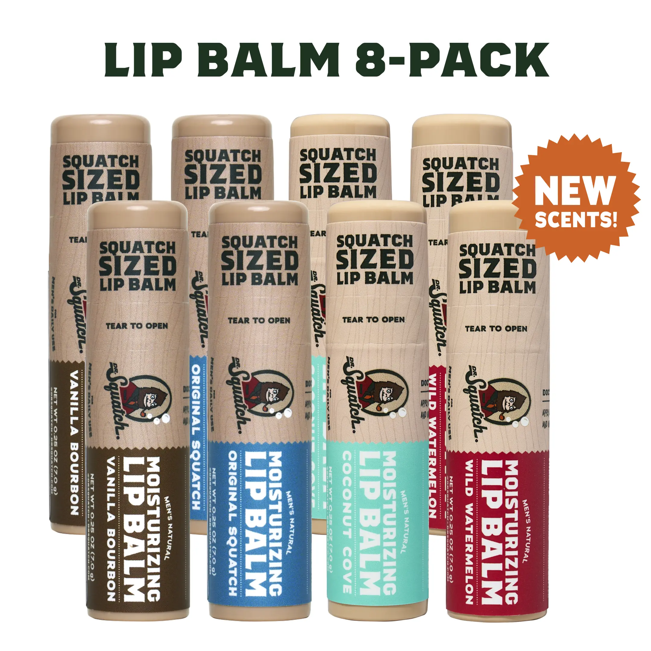 Lip Balm - Dr. Squatch - Lip Care for Men | Mens Gifts | Gifts for Him Lip Balm - Dr. Squatch - Lip Care for Men | Mens Gifts | Gifts for Him