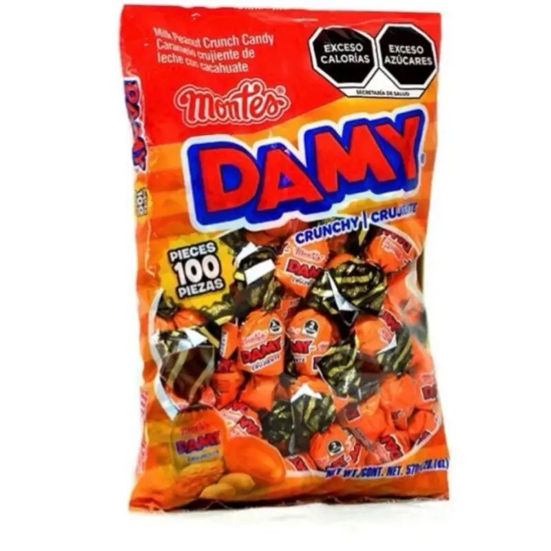 Montes Damy 100 piezas/ 570g- Dulce decleche caramelo Montes Damy 100 piezas/ 570g- Dulce decleche caramelo