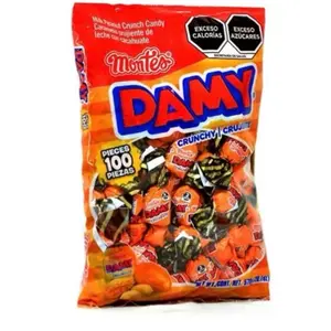 Montes Damy 100 piezas/ 570g- Dulce decleche caramelo