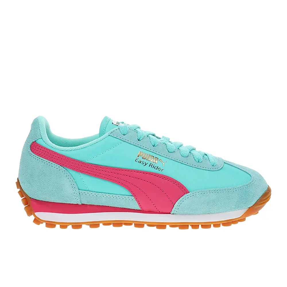 PUMA Womens Easy Rider Vintage Lace Up Sneakers Shoes Casual - Blue