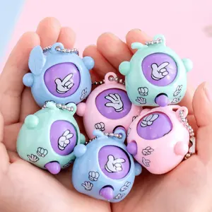 2/5/10 Piece Mini Stone Paper Scissors Egg Keychain, Baby Gift, Party Game Award, Creative Small Gift, Birthday Present, Wedding Party Favor, Cute Keychain