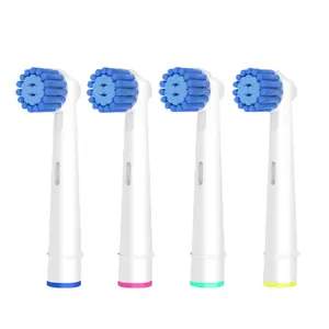 4/8/12/16Pack Sensitive Gum Care Soft Bristle Replacement Brush Heads Compatible with Oral b Braun Electric Toothbrush