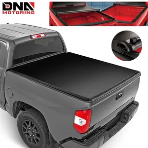 For 22-Present Toyota Tundra 5.5Ft Truck Bed Soft Vinyl Roll-Up Tonneau Cover