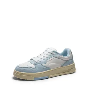 DREAM PAIRS Women's Low-Top Lace-Up Colorblock Skateboard Court Sneakers - Non-Slip, Comfortable Retro Vintage, Trendy Walking, Minimalist Streetwear-Inspired Playful Americana Casual Trainers, Trendy Walking Sneakers