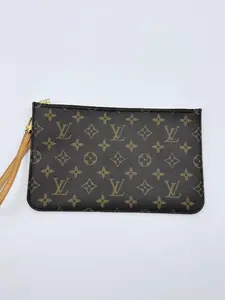 Pre-owned Louis Vuitton Canvas Small Leather Goods Zip Pouch Only