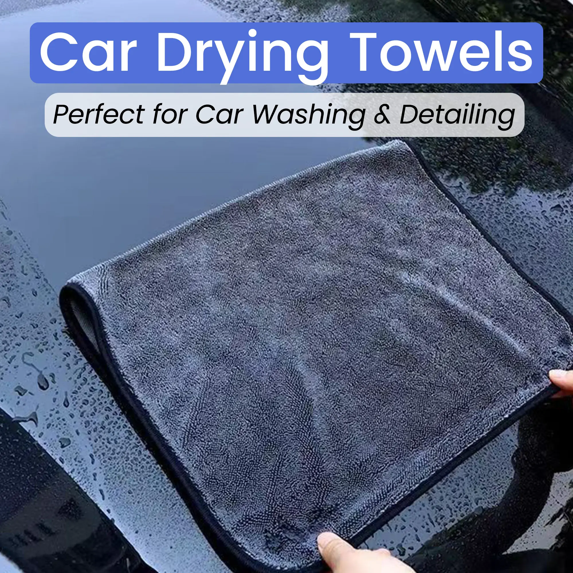 1 Count Shiny Wipes Shower Wiping Towels, Microfiber Super Absorbent Shower Cloths, Easy Cleaning Rags for Bathroom, Windows, Home, Car Toilet