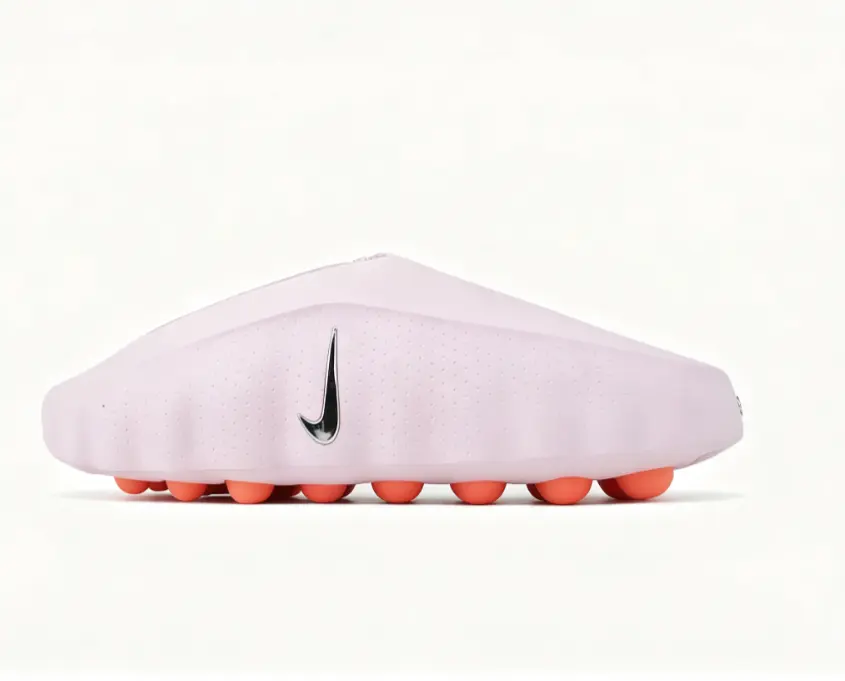 light pink wavy thick sole spherical bump fabric massage slides breathable cushion unisex indoor slides brand new