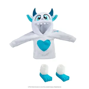 Yeti Elf Hoodie Set – Official Elf on the Shelf Elf Costume for Christmas Elves, Claus Couture Collection