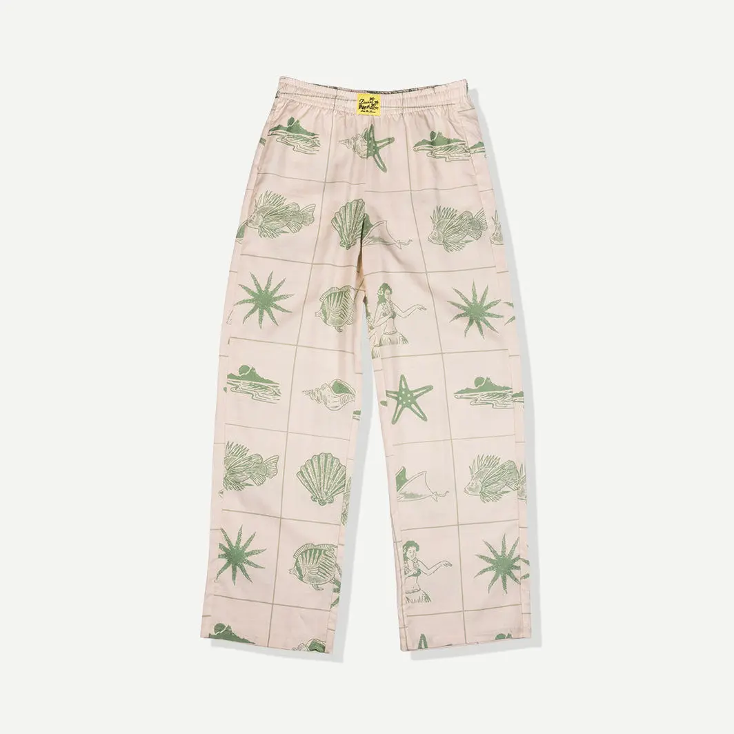Duvin Womens Salty Tencel Cabana Pant - Antique