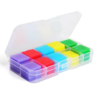 DIY Diamond Art Painting Glue Clay with Storage Box, 100pcs/set Colorful Diamond Art Painting Wax, DIY Diamond Wax Tool for Embroidery Accessories, Diy Kits, Diamond Art Tools, Crafts