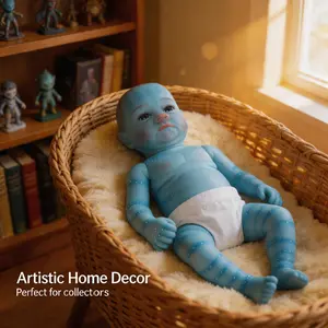 20-inch (approximately 50 cm) reborn doll with feeding toy accessories, suitable for children aged 3 and above