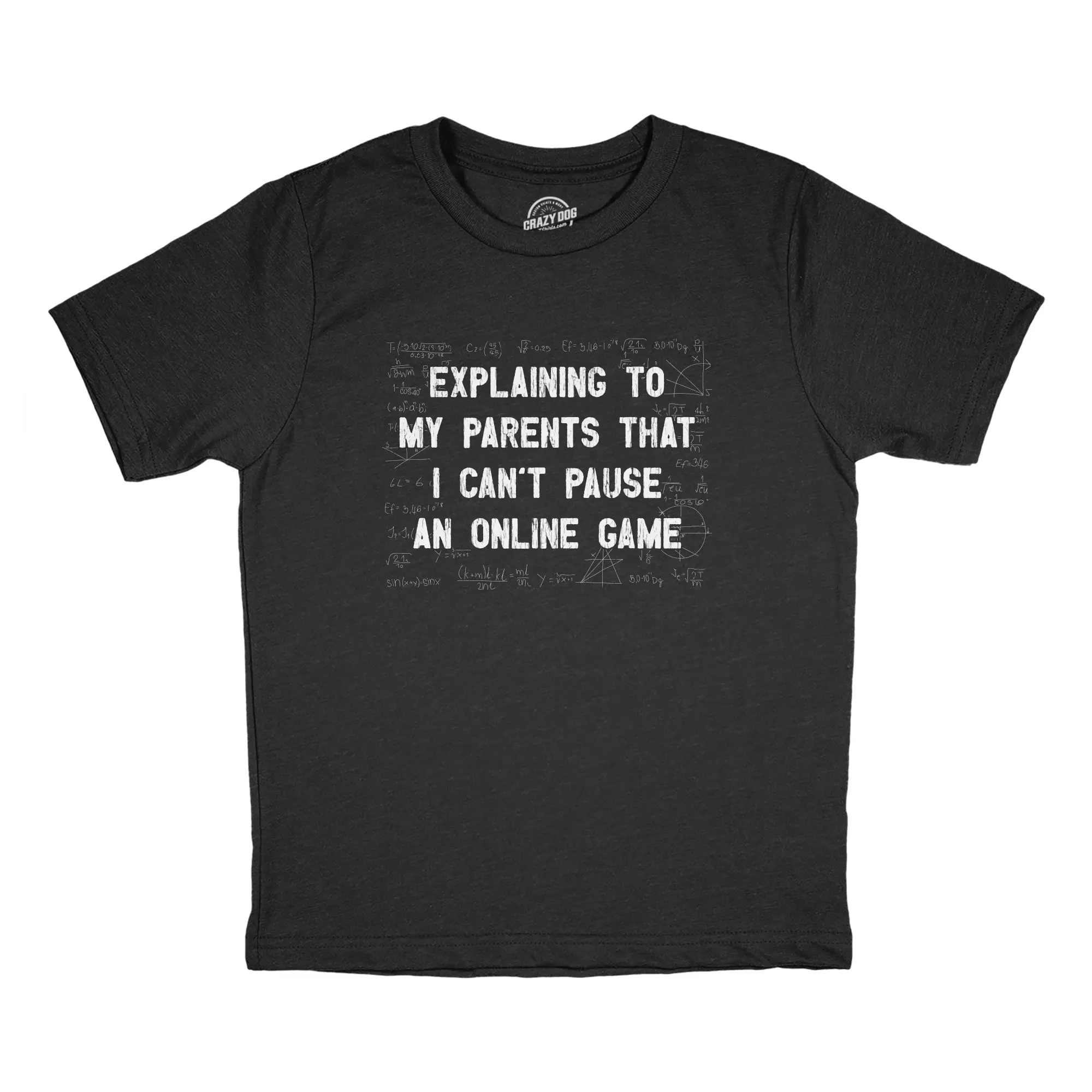 Youth Explaining to My Parents That I Cant Pause An Online Game T Shirt Funny Tee for Kids Funny T Shirts Funny Gamer Short Sleeve Novelty Tees for Kids Black - Youth Explaining to My Parents That I Cant Pause An Online Game T Shirt Funny Tee for Kids Funny T Shirts Funny Gamer Short Sleeve Novelty Tees for Kids Black -