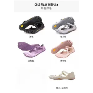 Barefoot Magic Claw Five-Toe Shoes Multi-Functional Ultra-Portable Hook-and-Loop Women's Shoes New Women's Fitness Training Yoga Hybrid Soft-Sole Dance Shoes Indoor/Outdoor Pilates Toe-Separating Shoes White, Ultra-Portable Water Footwear, anti-slip and b