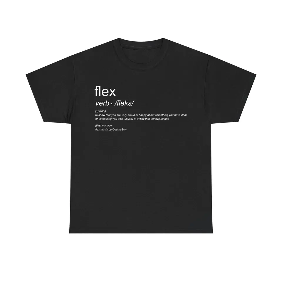 Flex Musix #Osamasonn Tour Tee Flex Music T-Shirt Album Merch Underground Outfit Fans Gift Idea, Streetwear Shirt L3