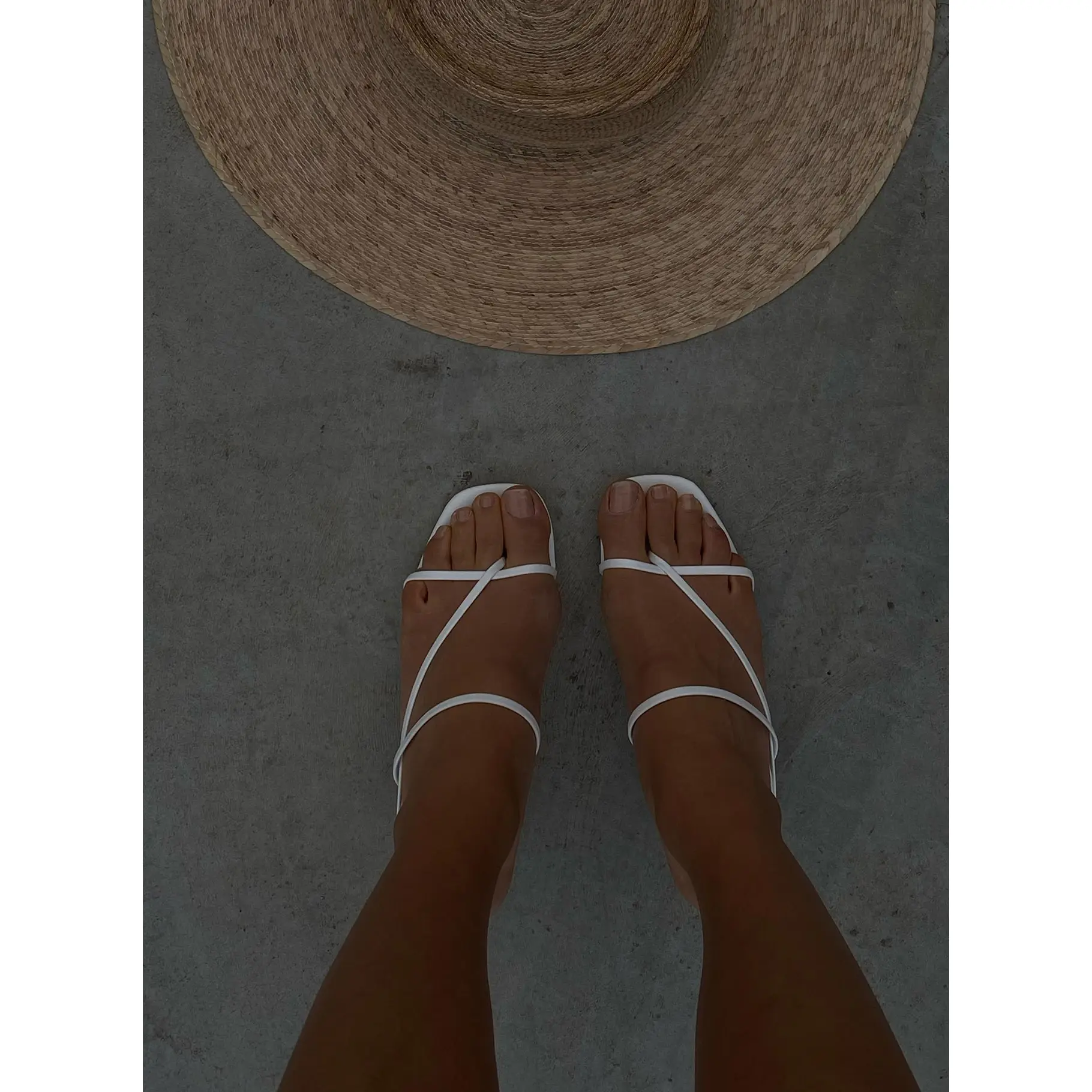 The Becka Heels White