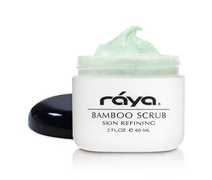 RAYA Bamboo Facial Scrub (R-125) | Herbal Exfoliating and Refining Treatment for Dry Skin | Helps Reduce Fine Lines and Wrinkles | Made with Bamboo and Jojoba Beads